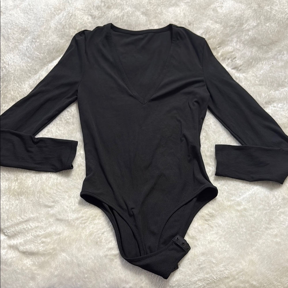 Black Long Sleeve Bodysuit
